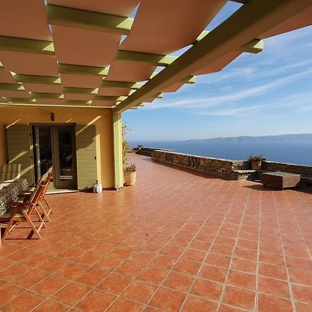 Breathtaking Seaview Villa In A Serene Scenery Chavouna Exteriér fotografie